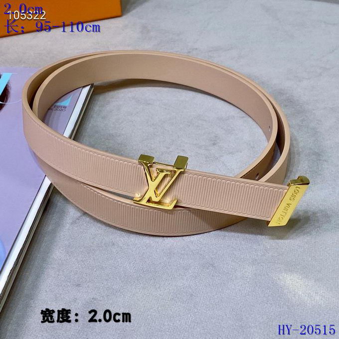 Louis Vuitton 20mm Belt ID:20220807-180